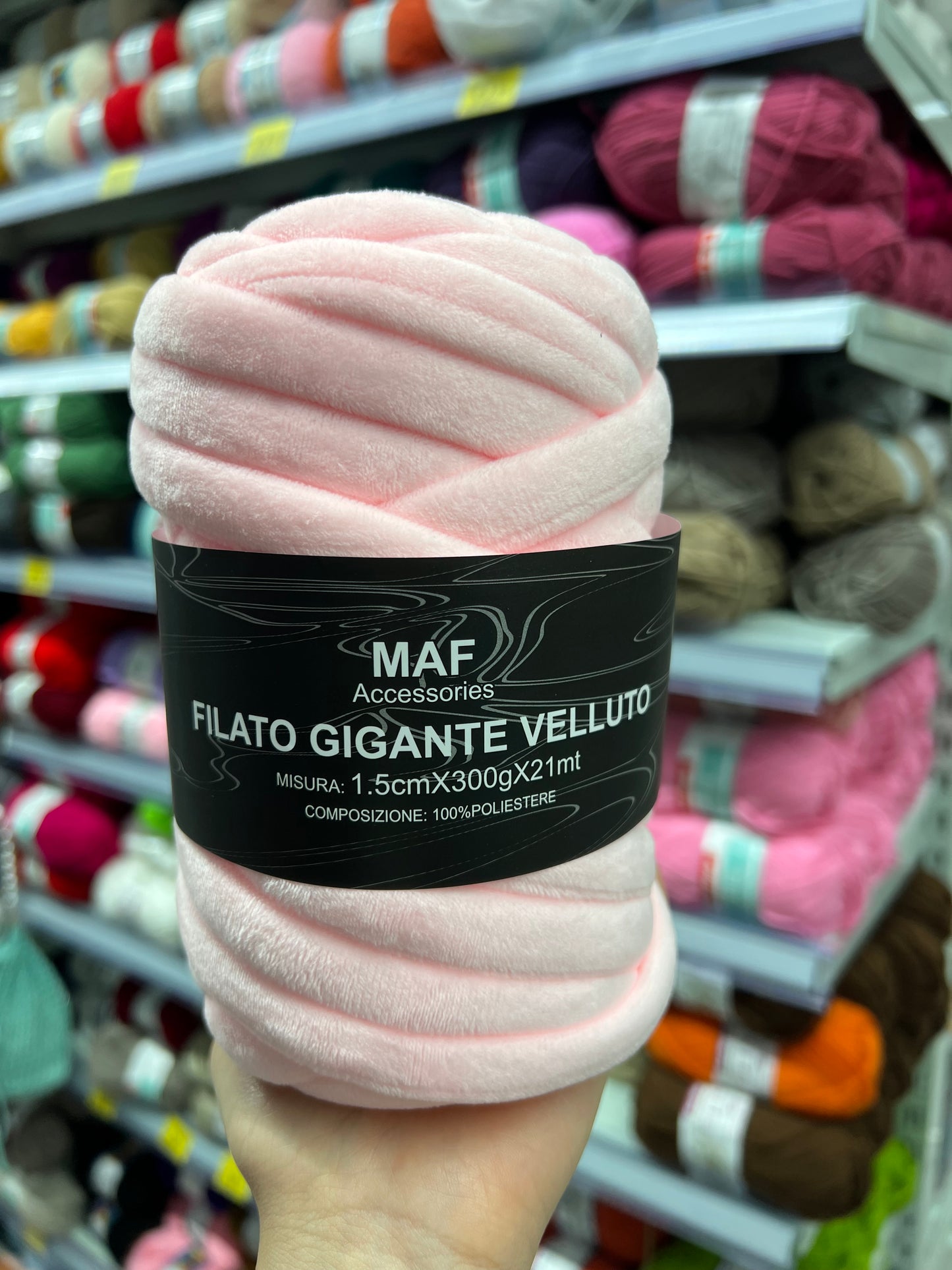 Marshmellow velluto 300gr 1.5cm