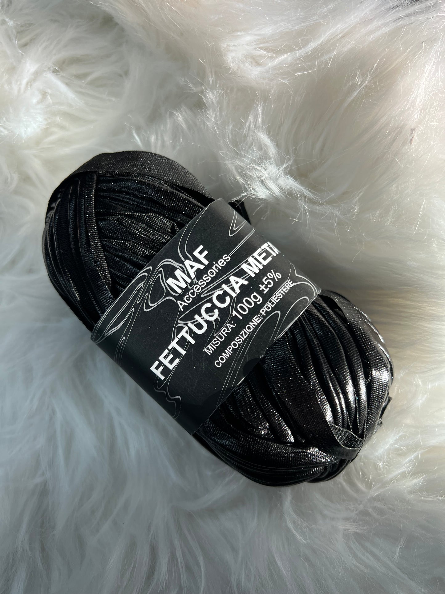 LYCRA METAL 100gr nero