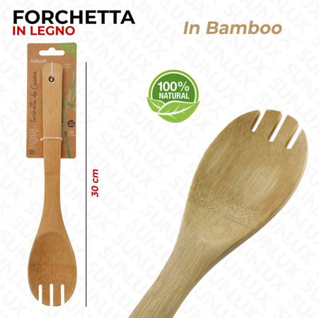 FORCHETTA CUCCHIAIO IN BAMBOO
