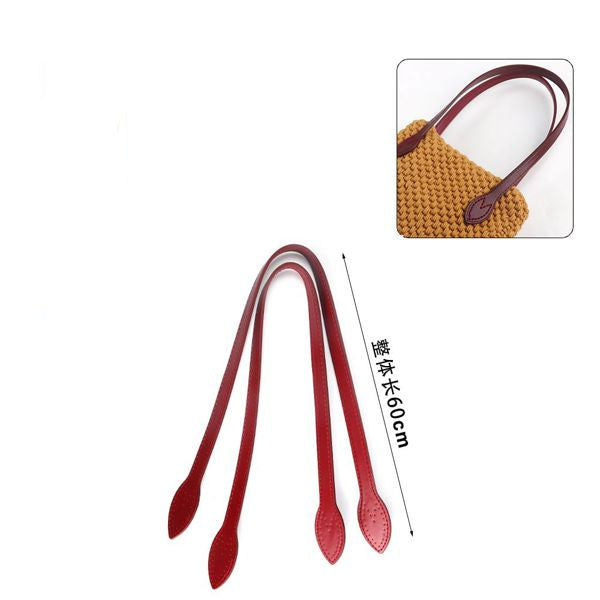 MANICI PELLE BORDEAUX 60CM