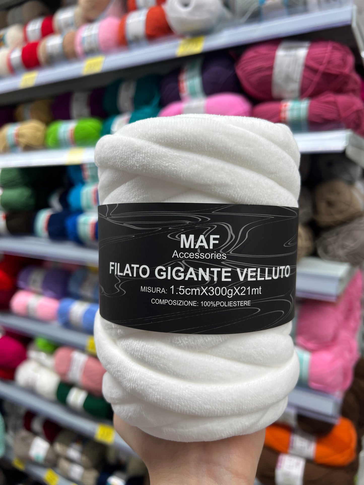 Marshmellow velluto 300gr 1.5cm