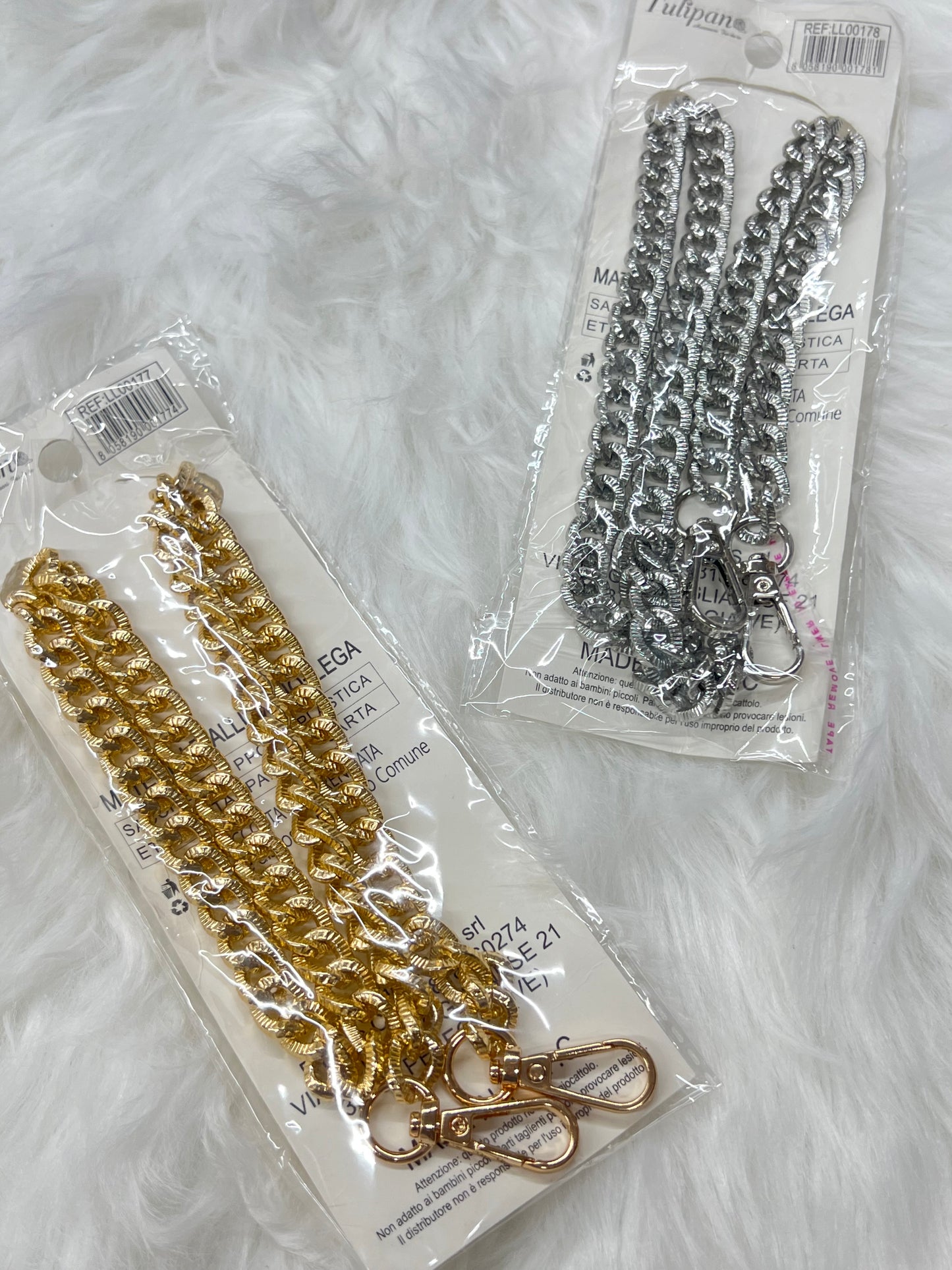 Catenella 120cm con ganci