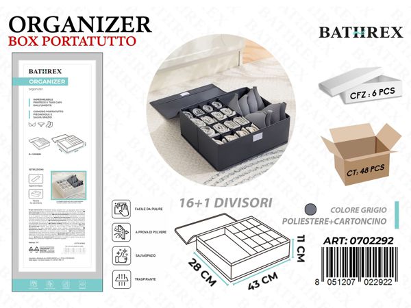 ORGANIZER CON COPERCHIO