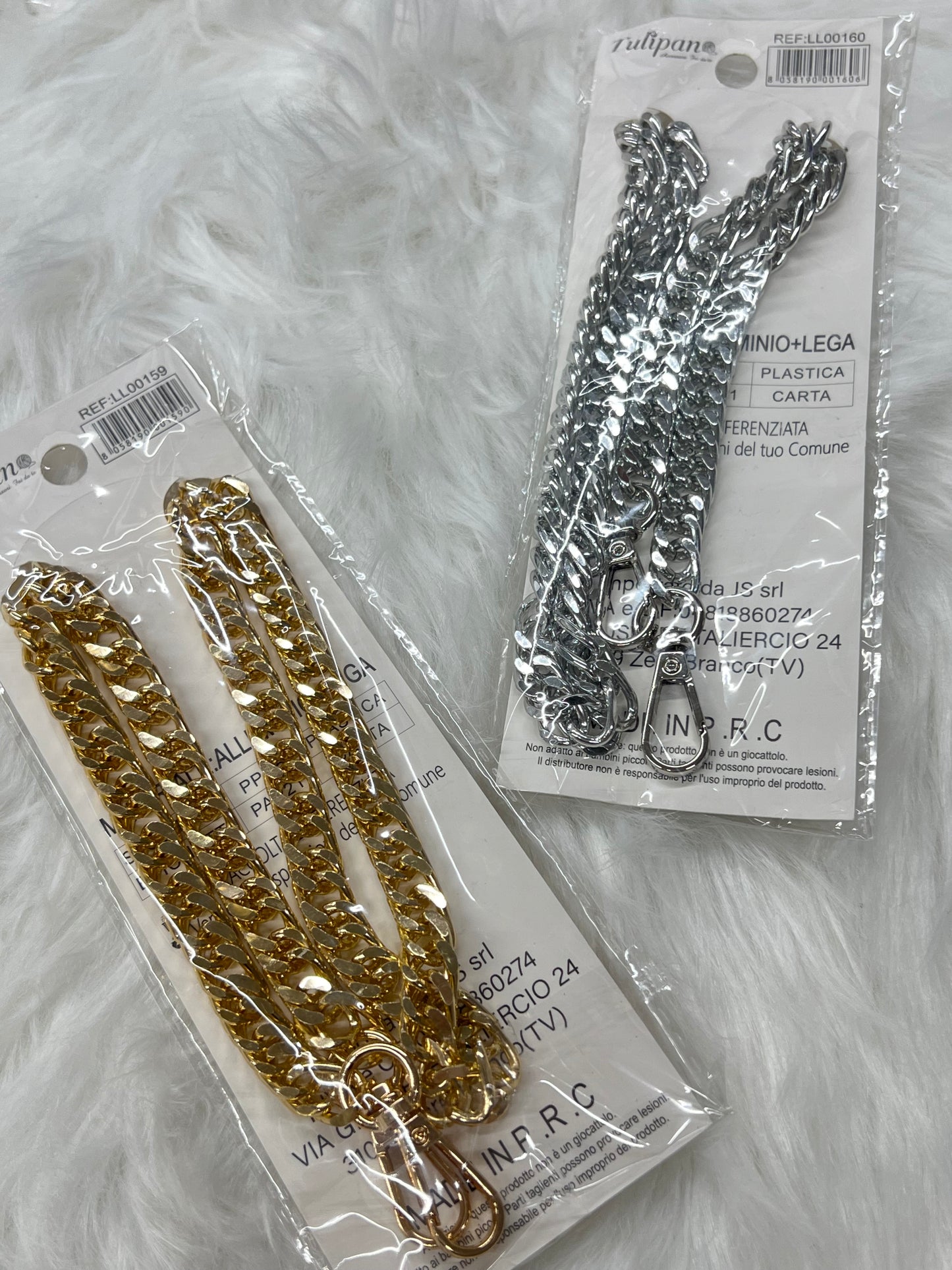 Catenella 120cm con ganci