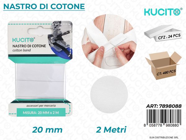 NASTRO COTONE 20MM