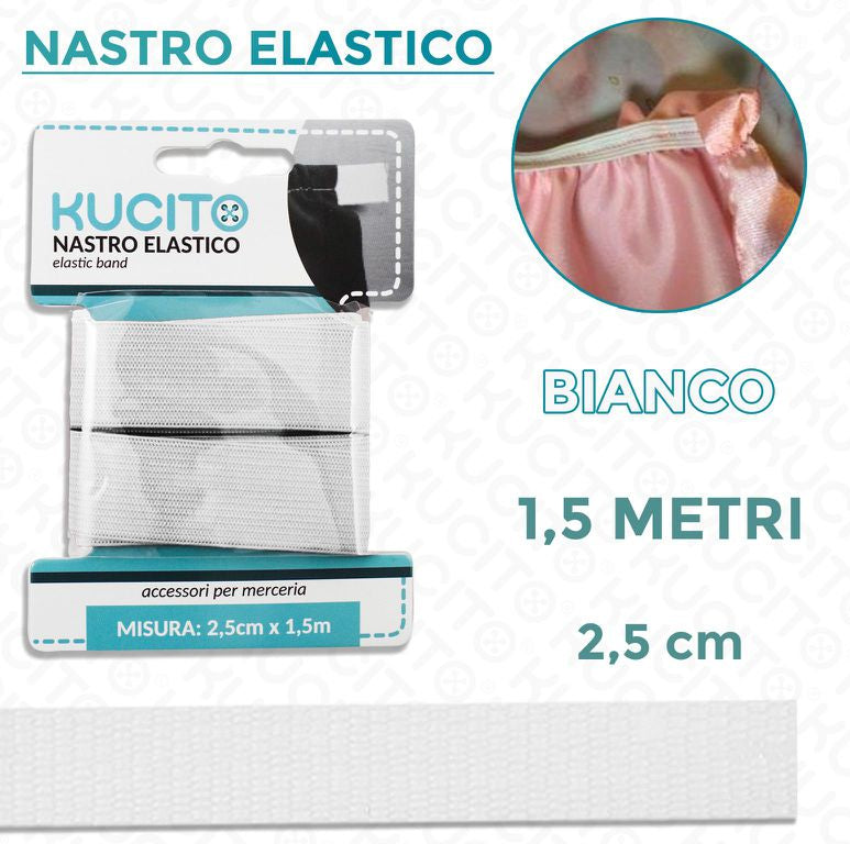 NASTRO ELASTICO 2.5CM