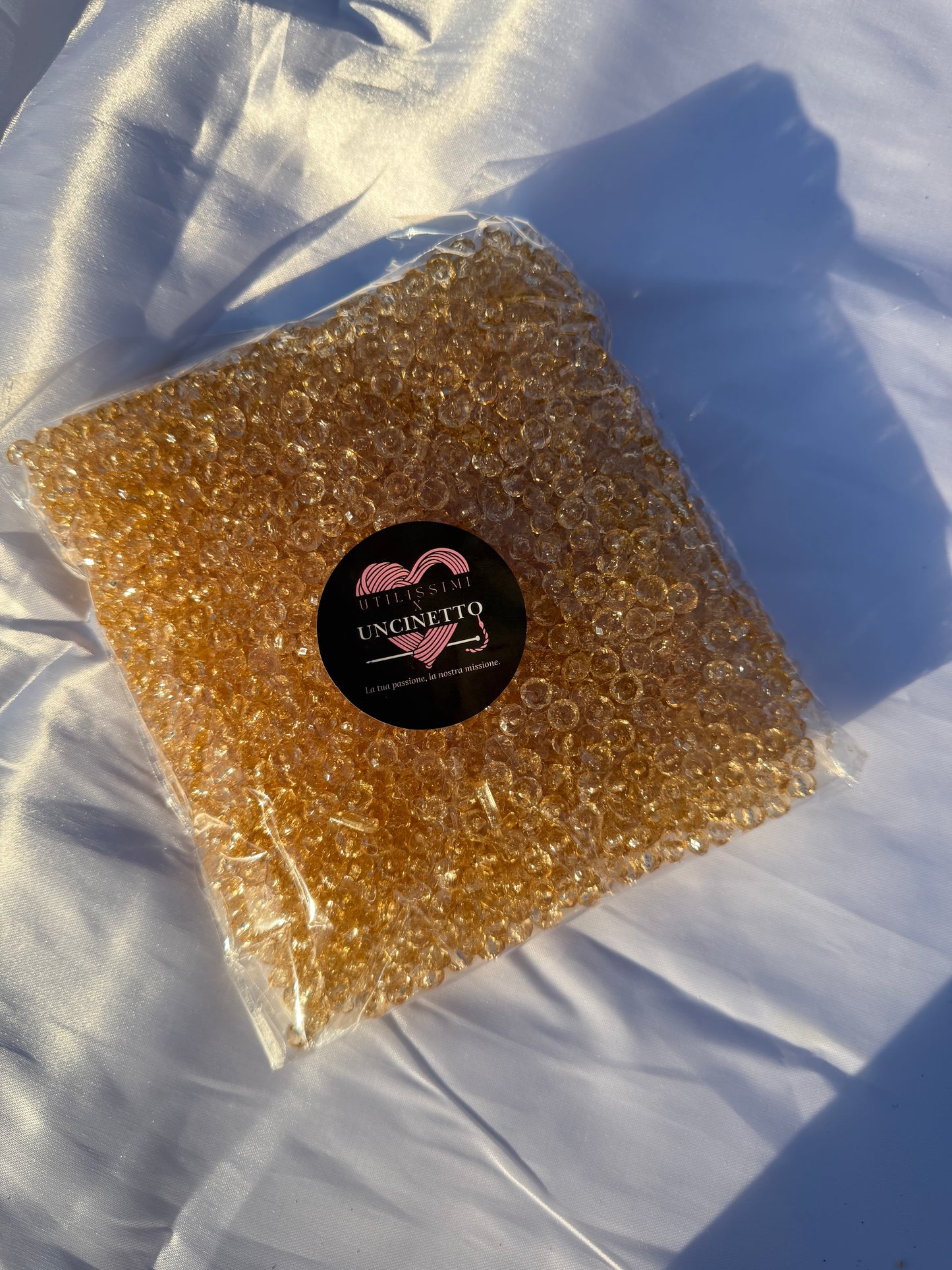 Perline sfaccettate 500gr circa