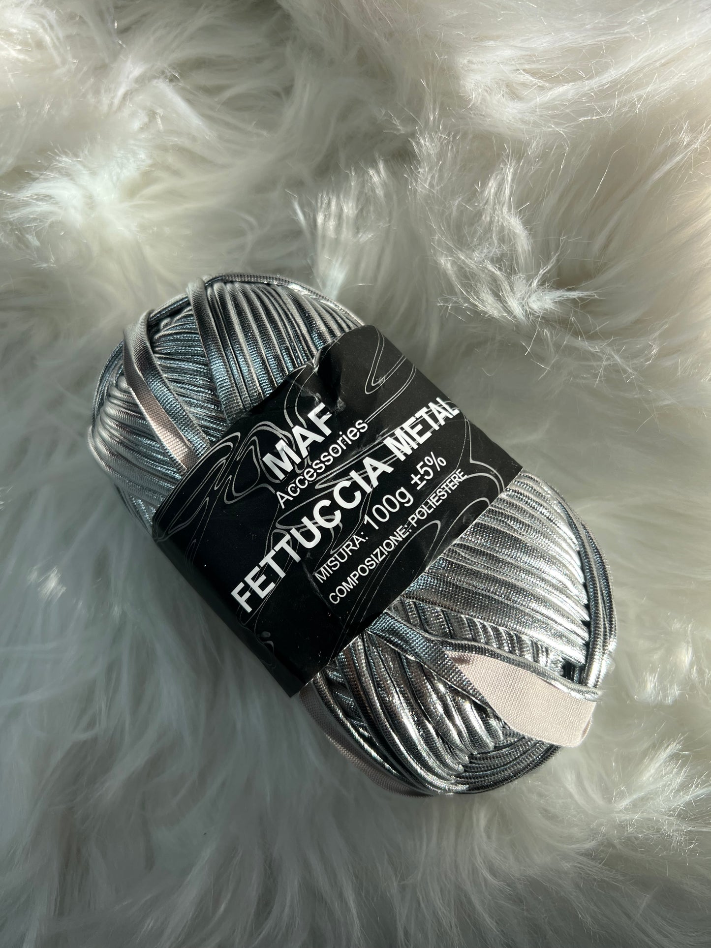 LYCRA METAL 100gr argento