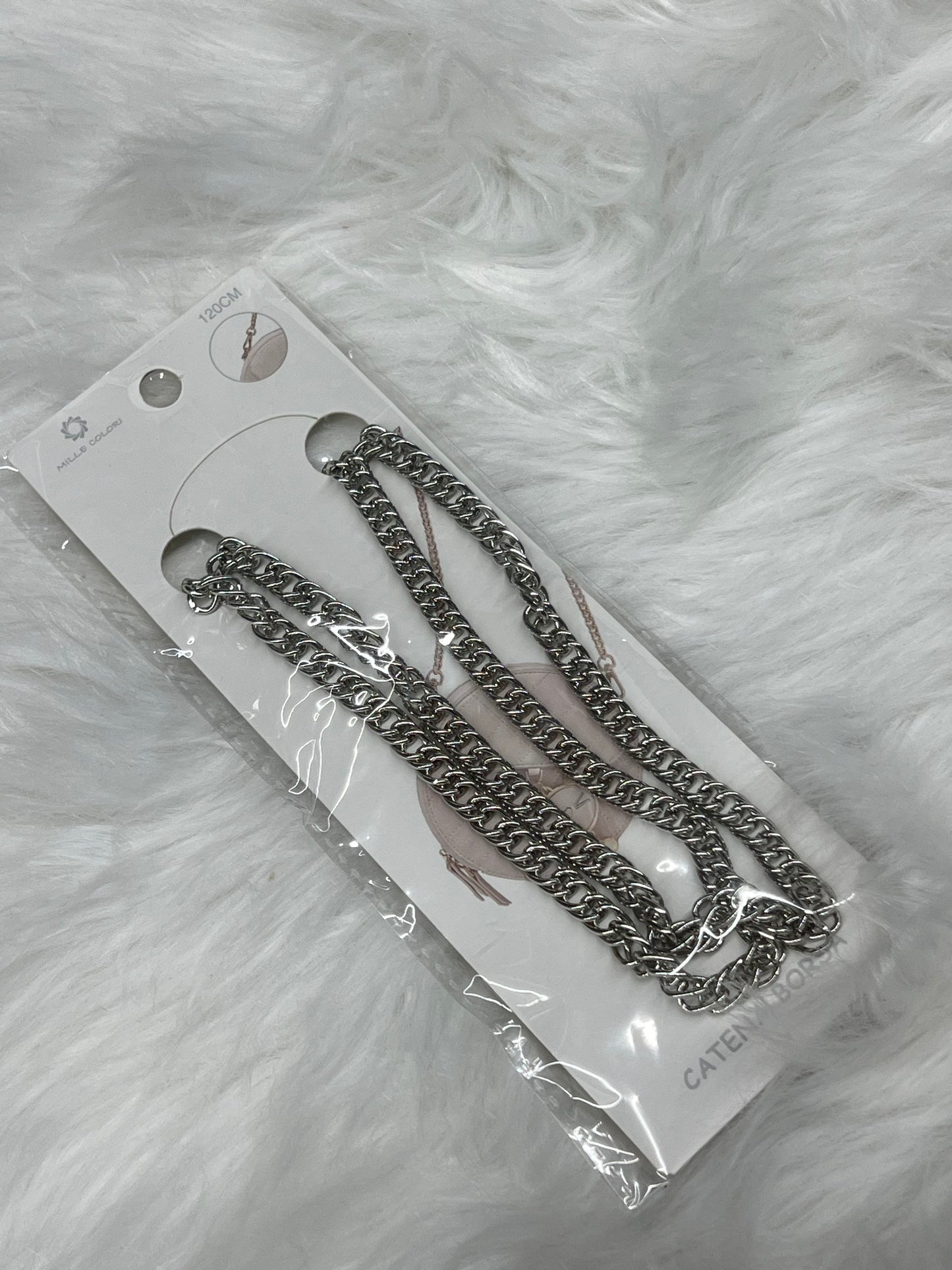 Catenella 120cm con ganci