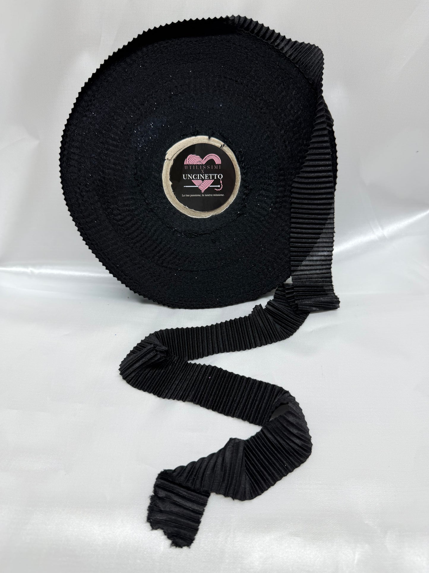 Filato Plissè nera 400gr
