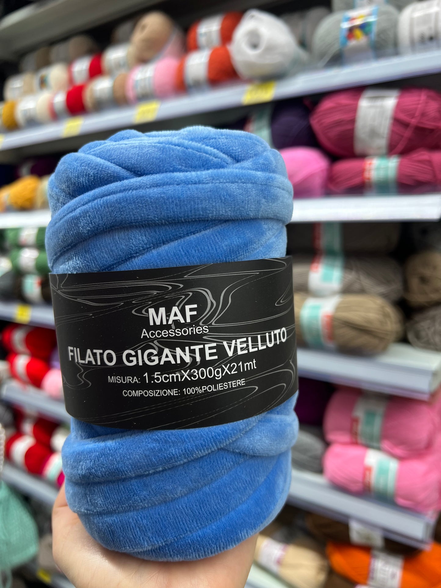 Marshmellow velluto 300gr 1.5cm