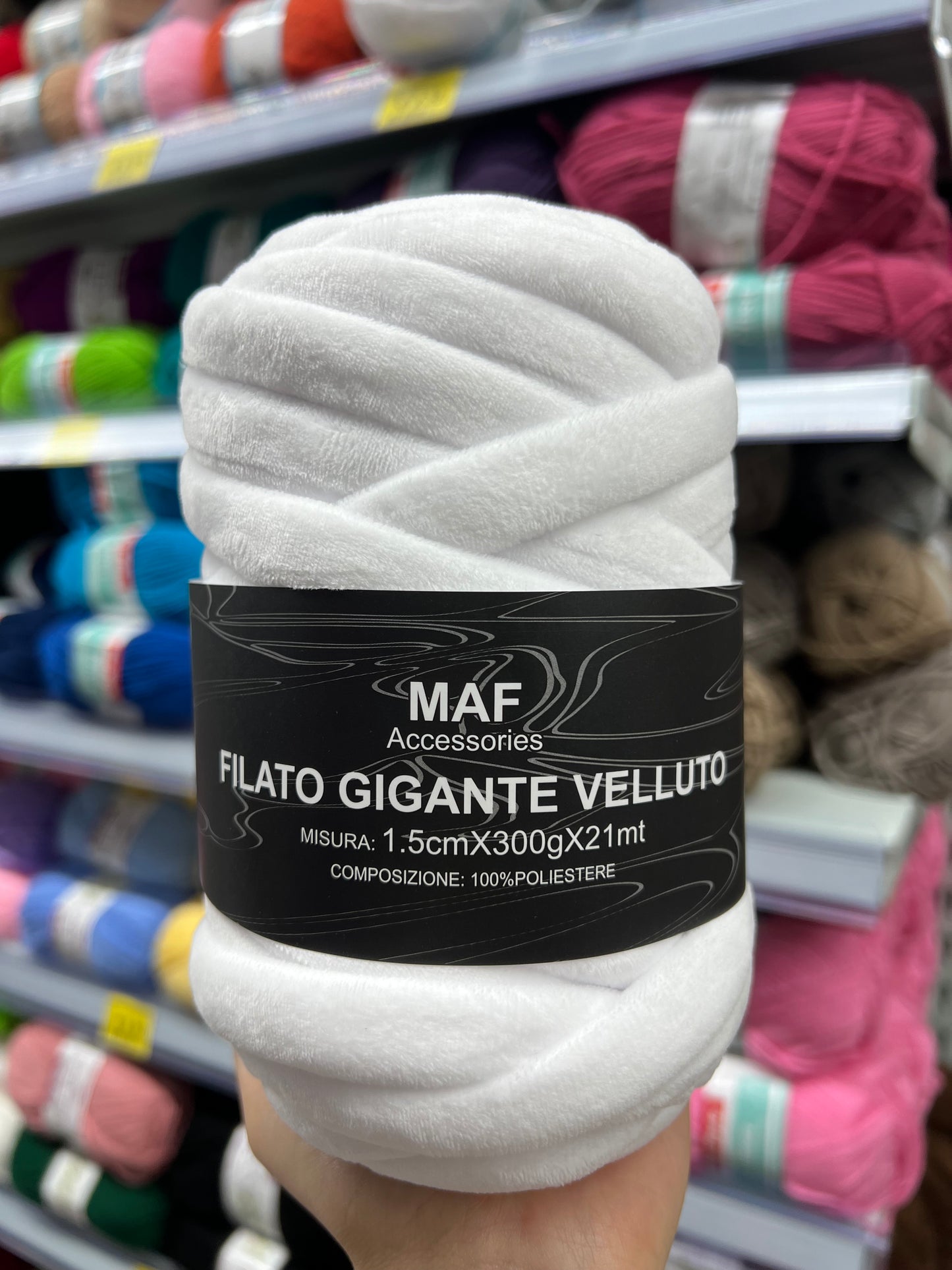 Marshmellow velluto 300gr 1.5cm