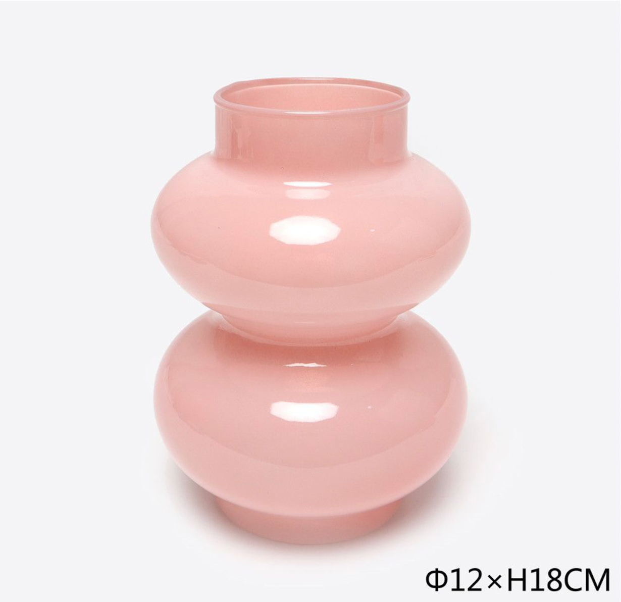VASO VETRO H18CM
