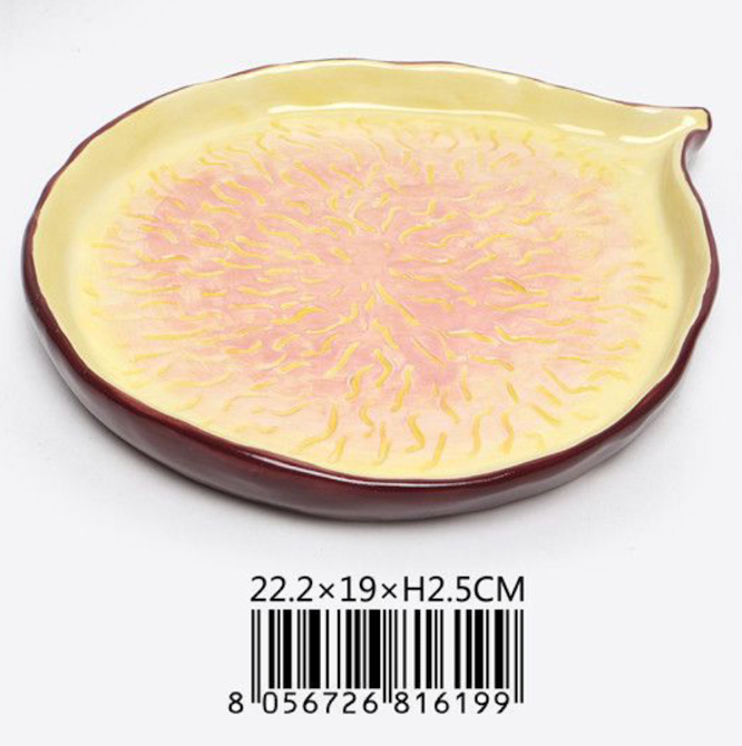 PIATTO FICO IN CERAMICA