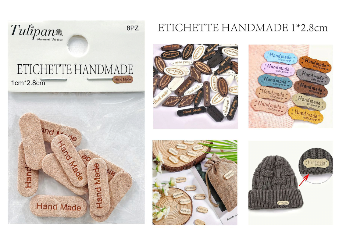 ETTICHETTE IN PELLE 8PZ