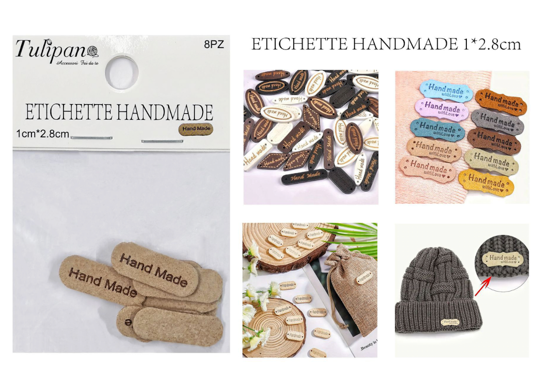 ETTICHETTE IN PELLE 8PZ