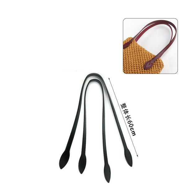 MANICI PELLE NERE 60CM