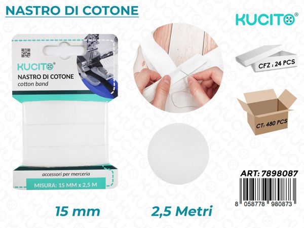 NASTRO COTONE 15MM