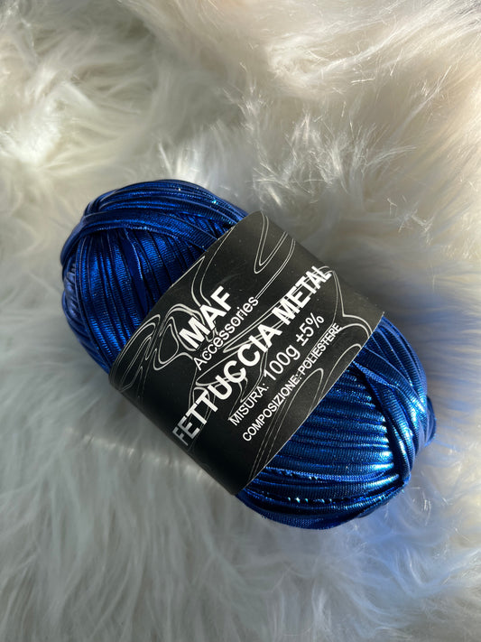 LYCRA METAL 100gr blu elettrico
