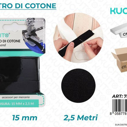 NASTRO COTONE 15MM