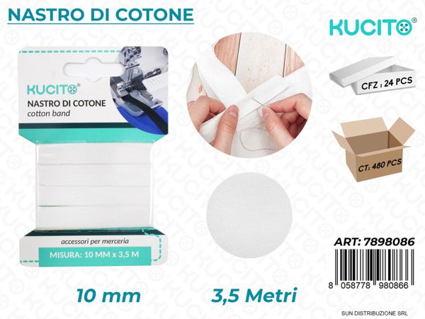 NASTRO COTONE 10MM