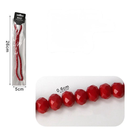Cristalli di vetro 6mm bordeaux