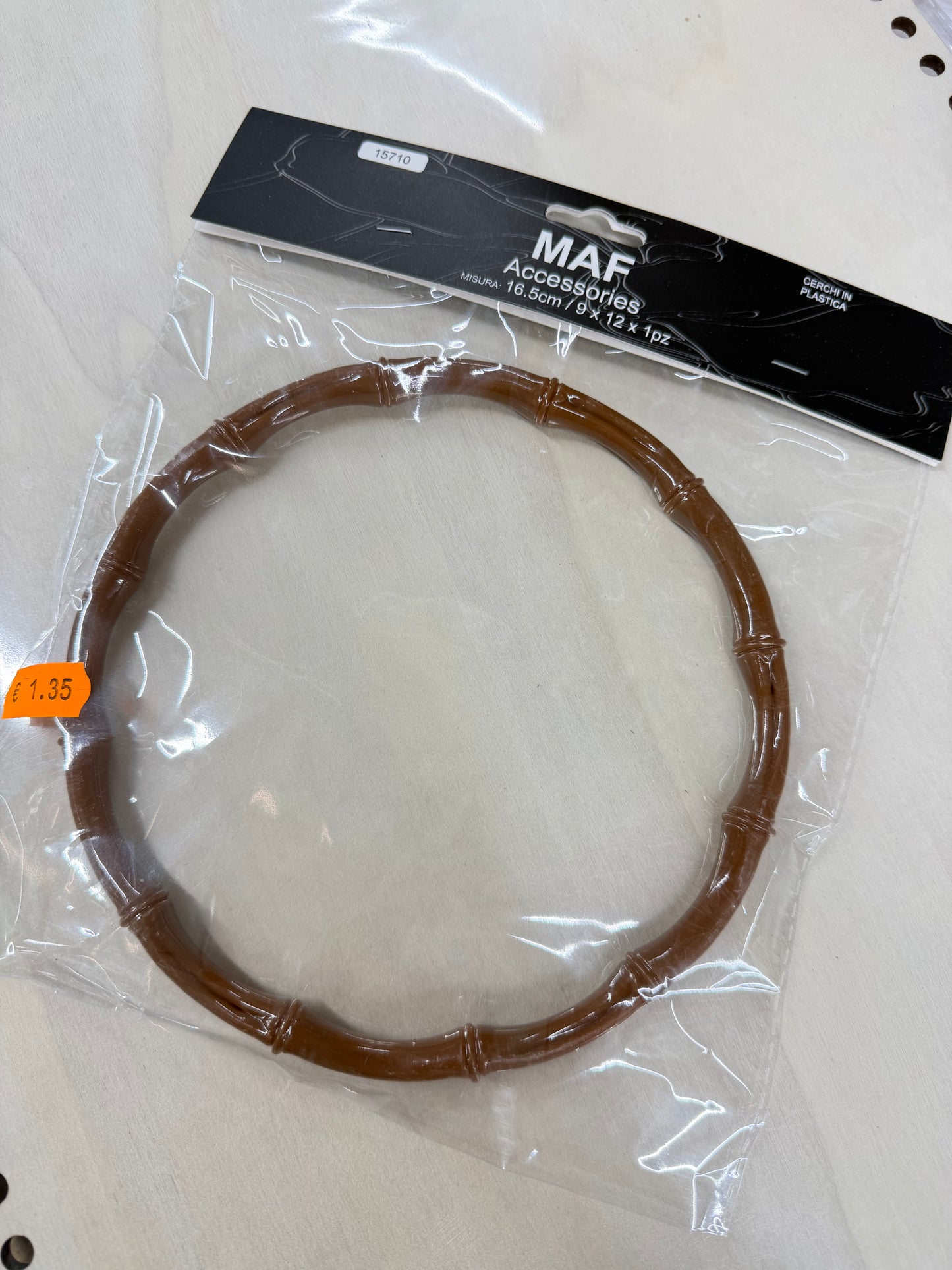 Manico plastica tipo bamboo1pz