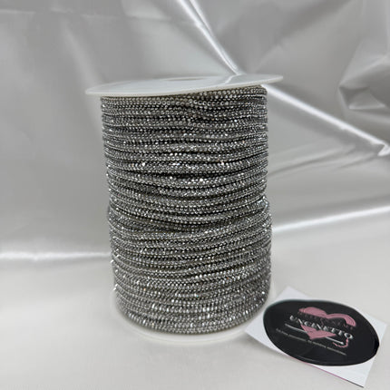 Cordino strass 50metri specchio