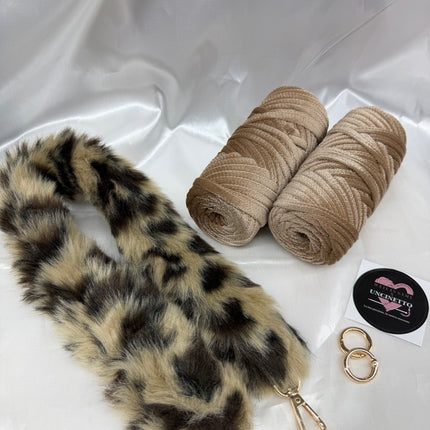 VELVET 200gr+ MANICO PELUCHE + ganci