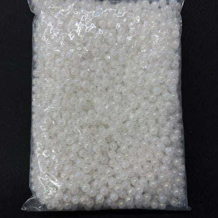 Perline 500gr specchiate bianco perla