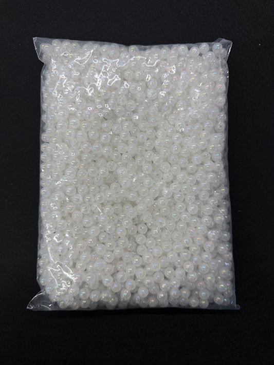 Perline 500gr specchiate bianco perla