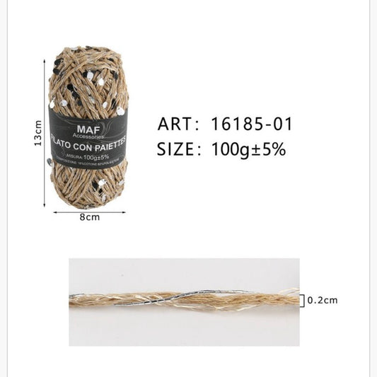 Filato Paiette 100gr #01