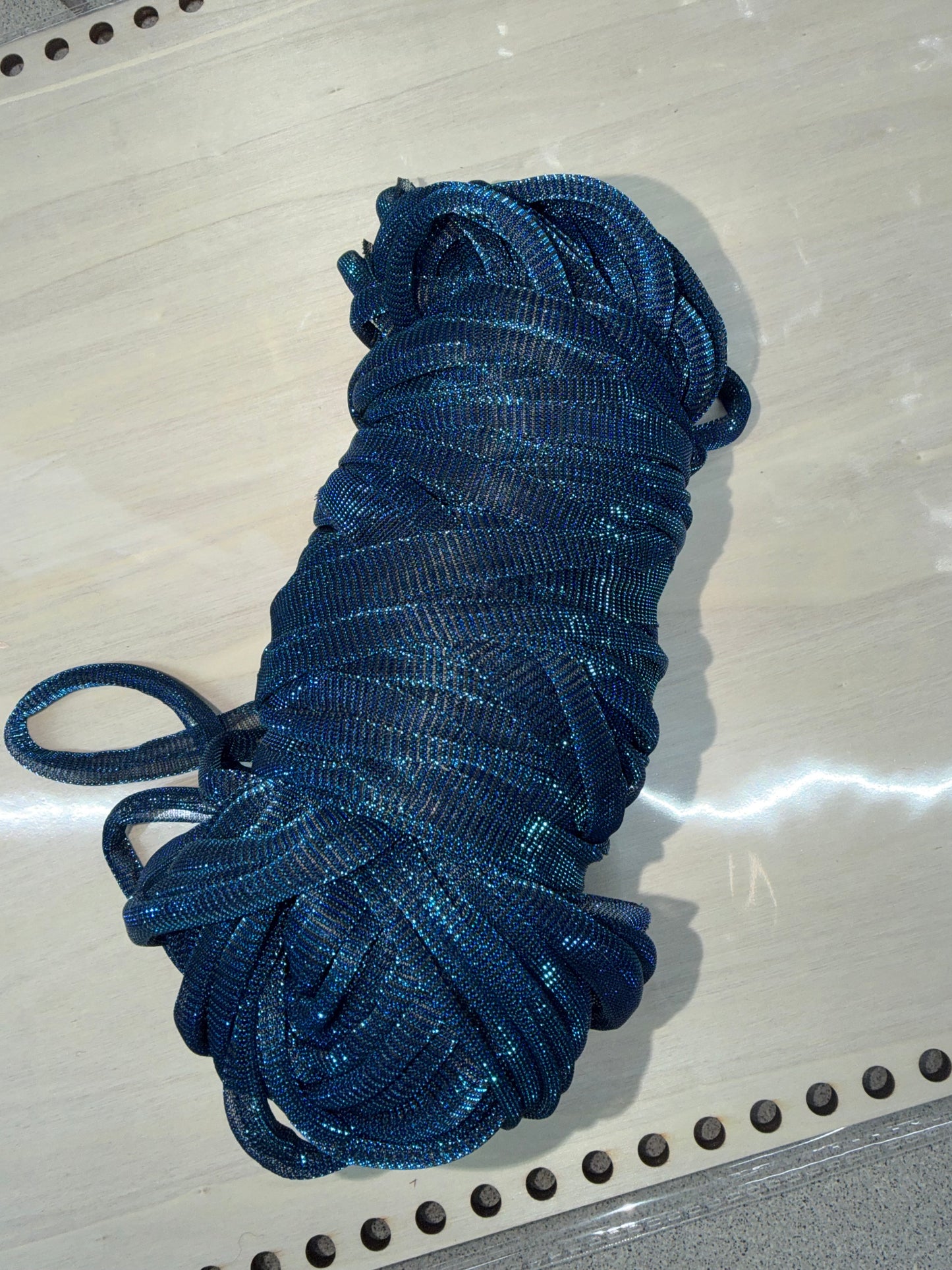 Fettuccia tulle lurex