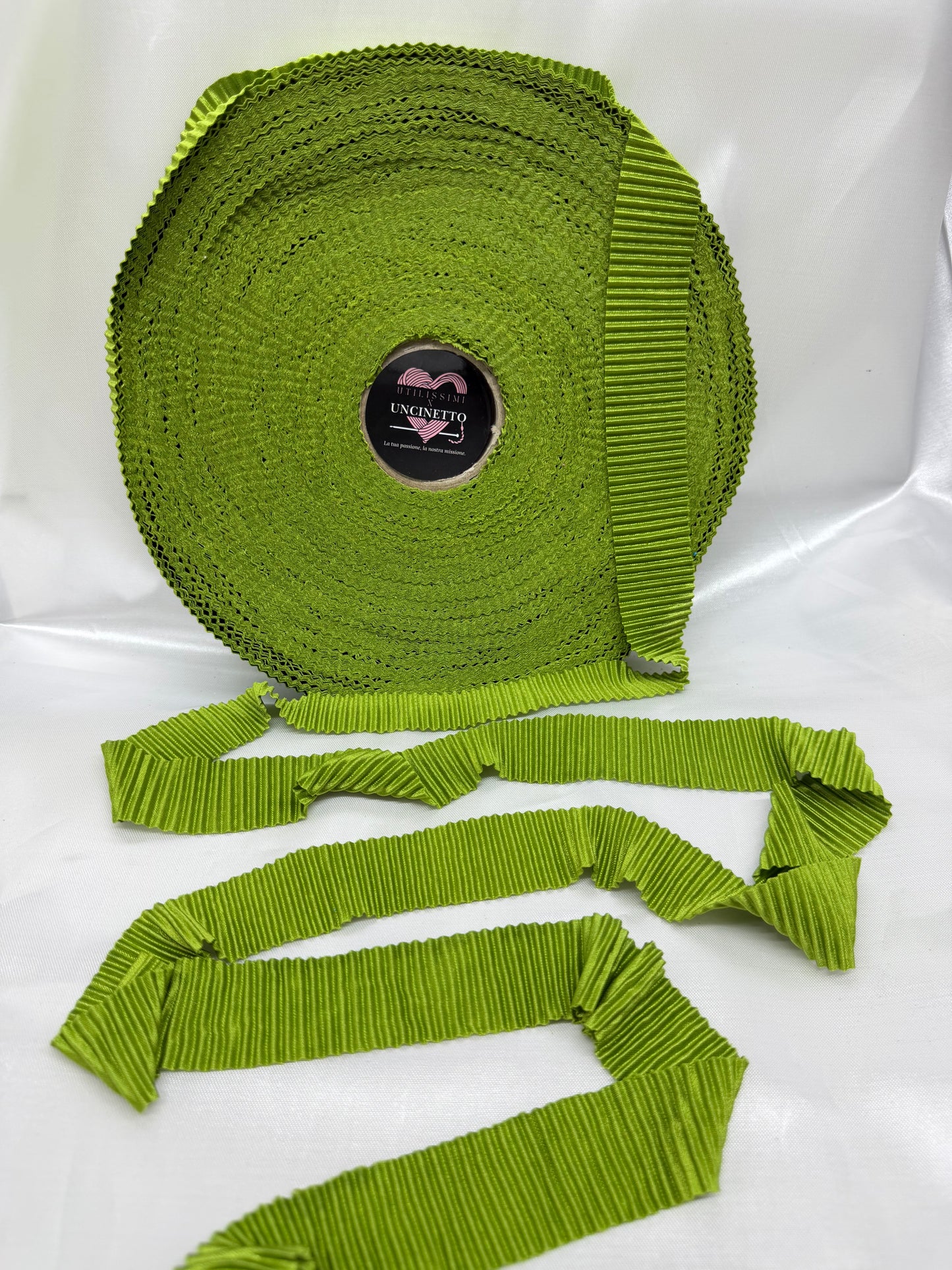 Filato Plissè verde 460gr