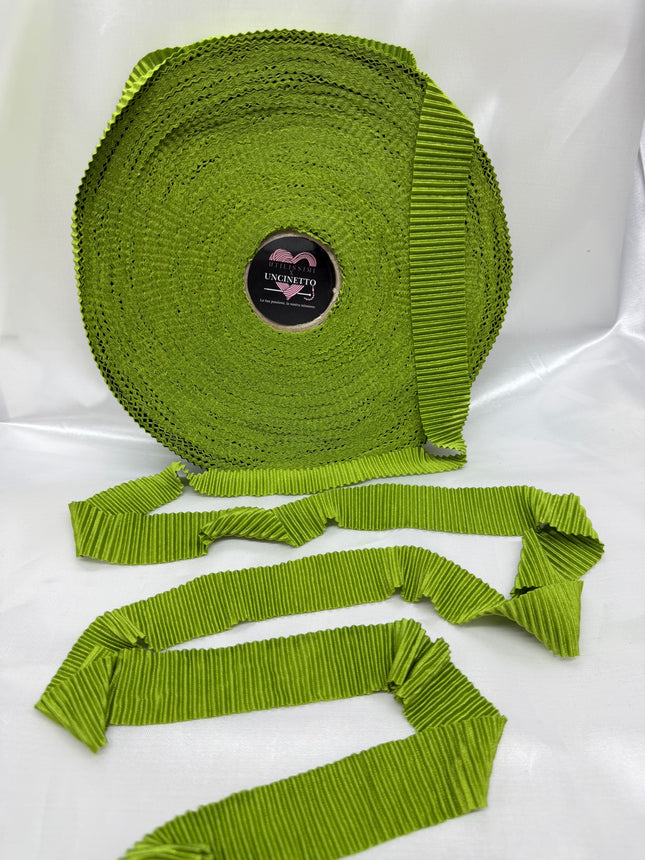Filato Plissè verde 460gr