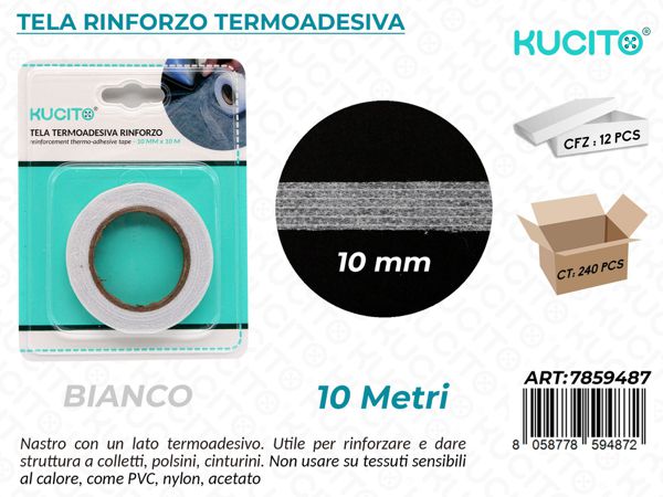 NASTRO TERMOADESIVA 10MM