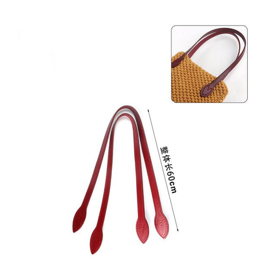 MANICI PELLE BORDEAUX 60CM