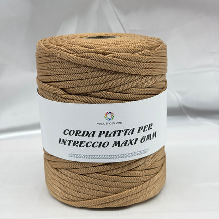 Cordino piatto 6mm 500gr
