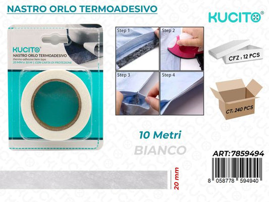 NASTRO ORLO TERMOADESIVO 20MM