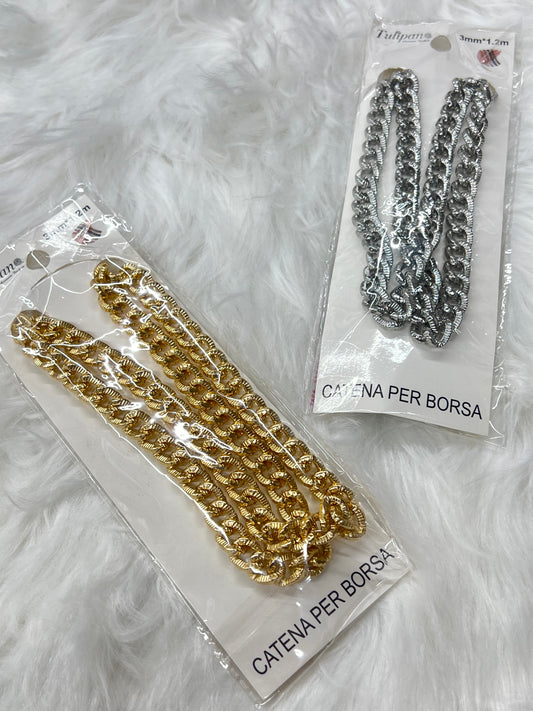 Catenella 120cm con ganci