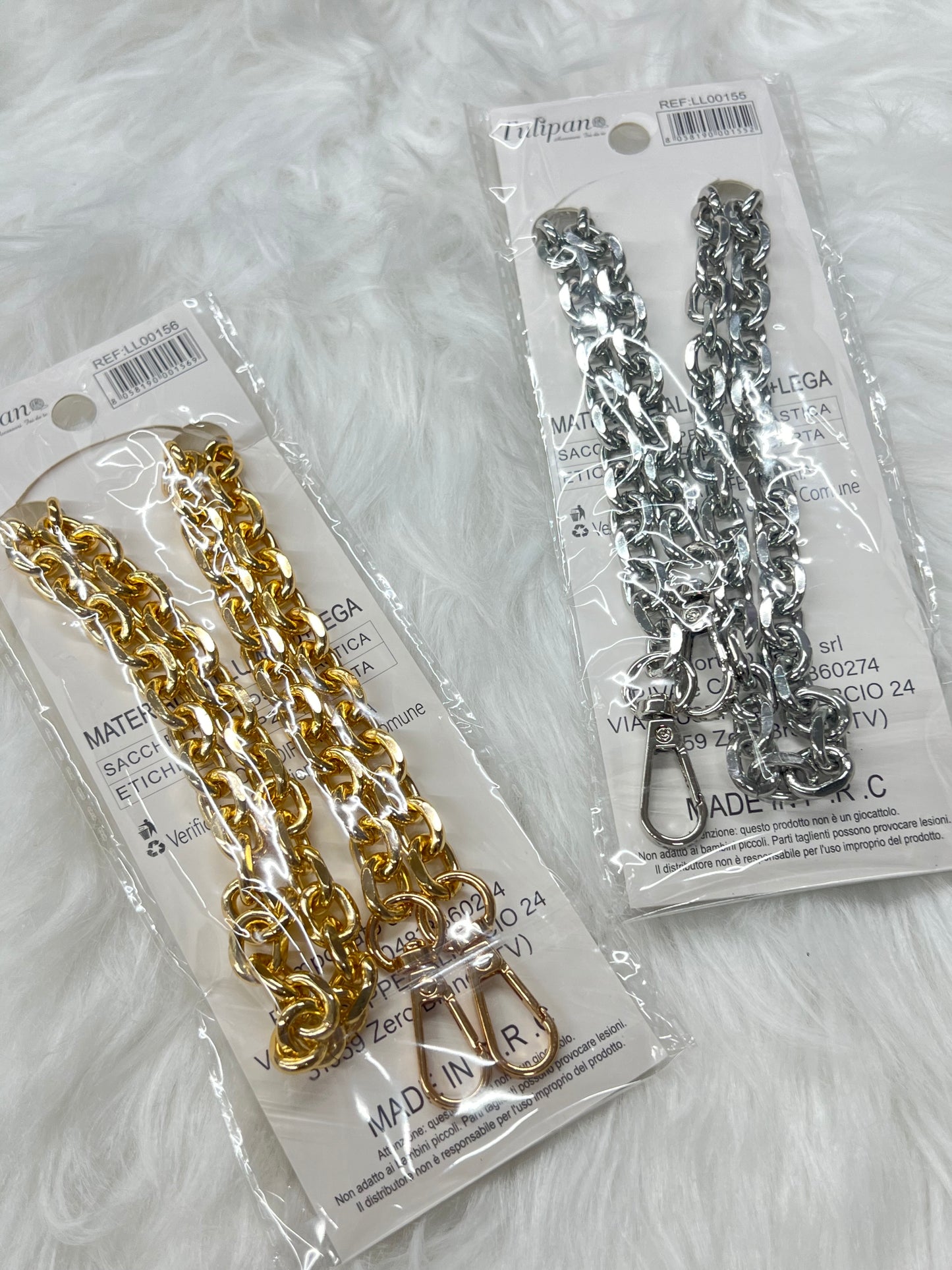 Catenella 120cm con ganci