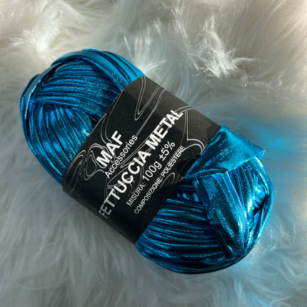 LYCRA METAL 100gr turchese