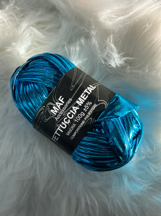 LYCRA METAL 100gr turchese