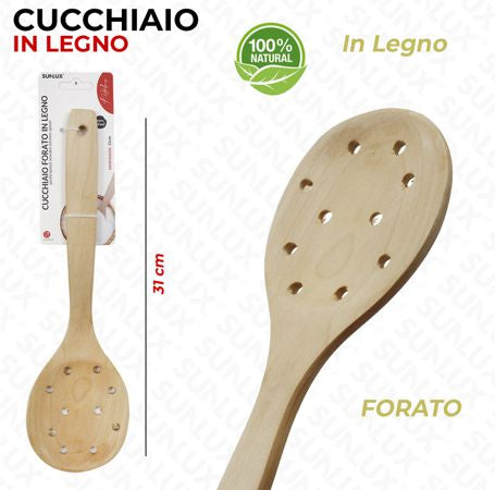 CUCCHIAIO FORATO FAGGIO