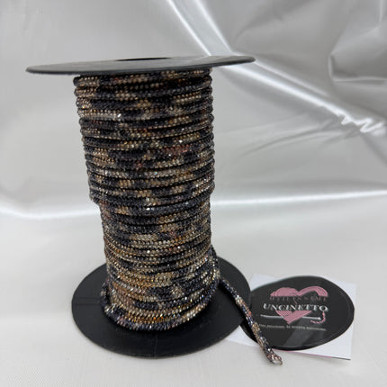 Cordino strass 50metri maculato