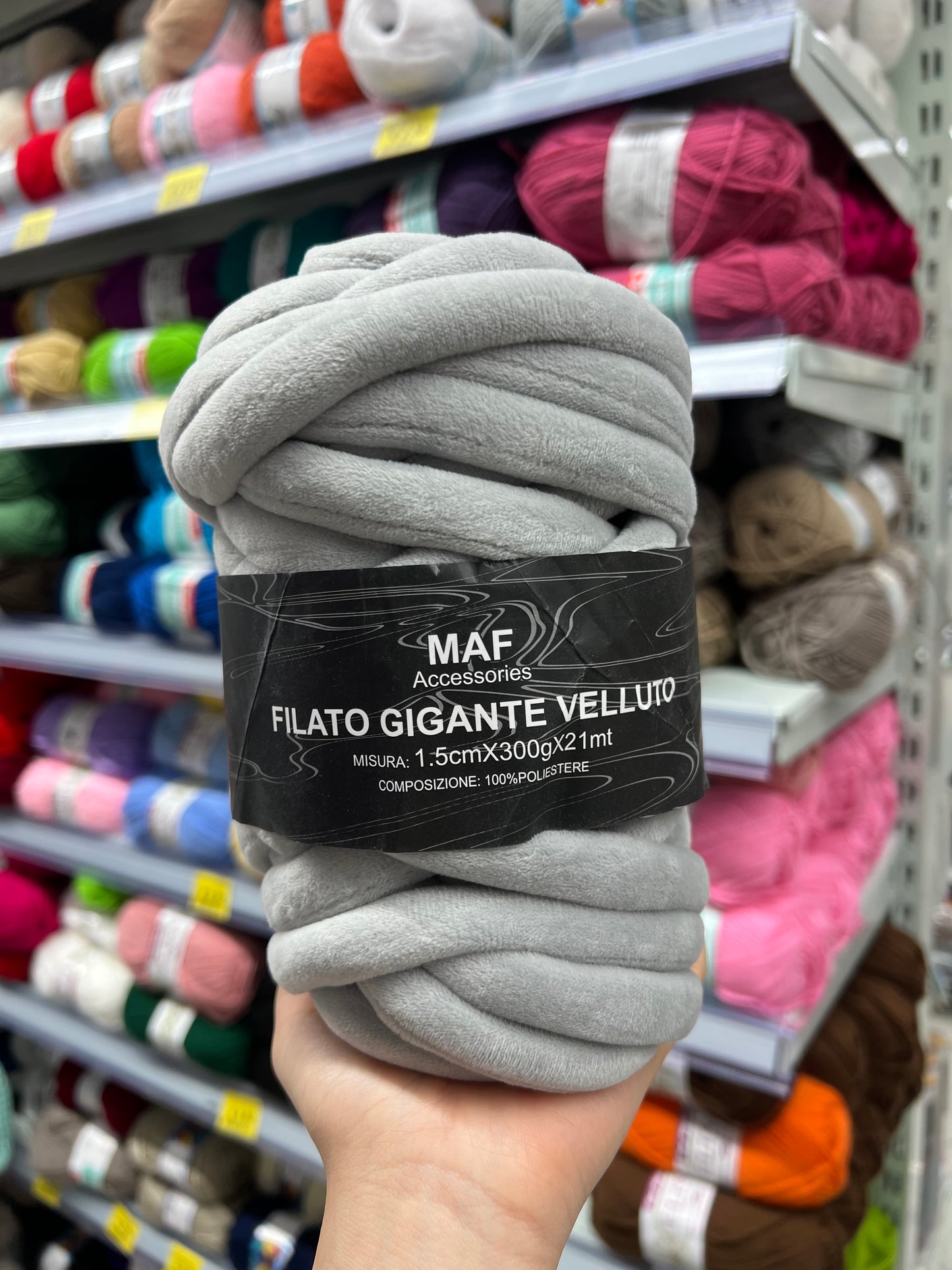 Marshmellow velluto 300gr 1.5cm