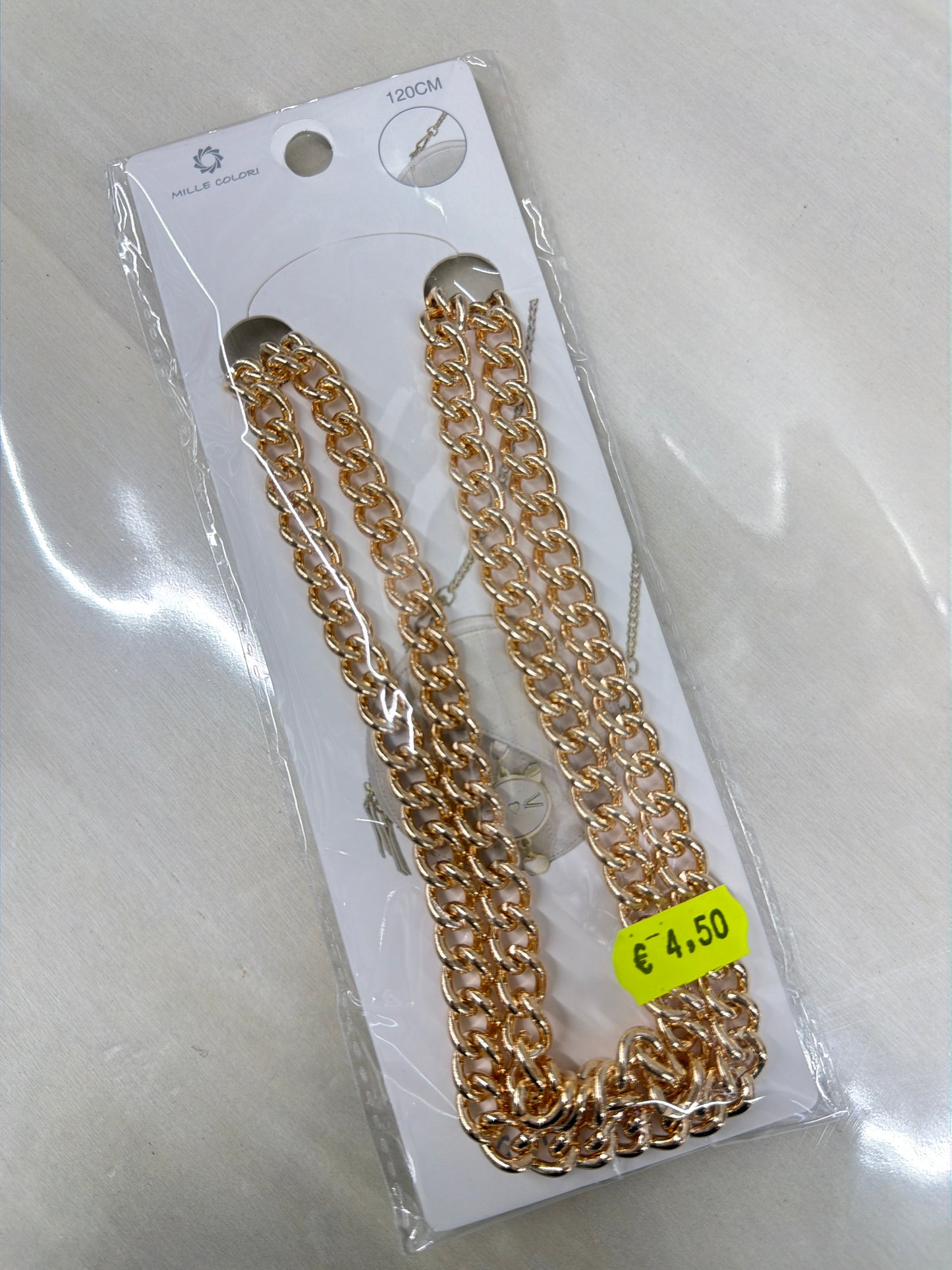 Catenella 120cm con moschettoni