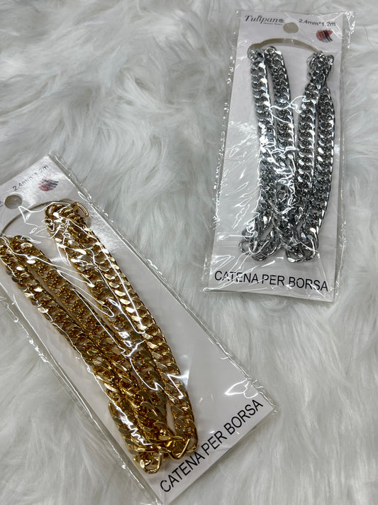 Catenella 120cm con ganci