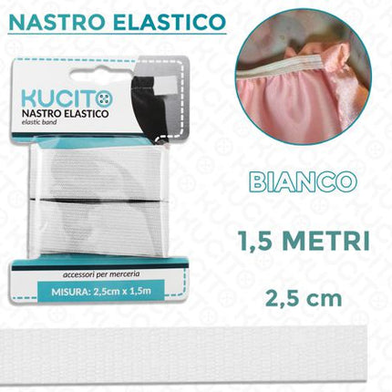 NASTRO ELASTICO 2.5CM