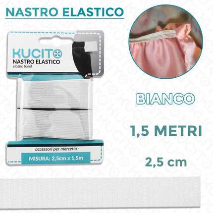NASTRO ELASTICO 2.5CM
